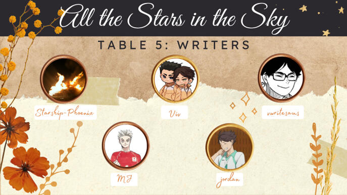 Table 5: Writers