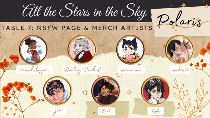 Table 7: NSFW Page & Merch Artists